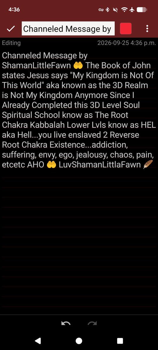 DemonSlyerRose's tweet photo. Channeled Message by ShamanLittleFawn 🤲 The Book of John states Jesus says "My Kingdom is Not Of This World" https://t.co/JLvxi2R8uQ