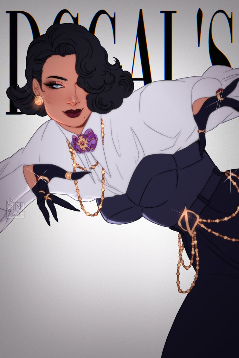 Samandriade's tweet photo. Zatanna DC Gal's variant cover (invented by me)

A series of stylish covers for the ladies of DC because they deserve it
.
#DC #Zatanna https://t.co/2trOElpU92