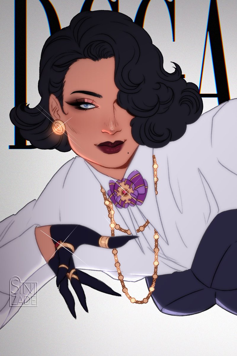 Samandriade's tweet photo. Zatanna DC Gal's variant cover (invented by me)

A series of stylish covers for the ladies of DC because they deserve it
.
#DC #Zatanna https://t.co/2trOElpU92
