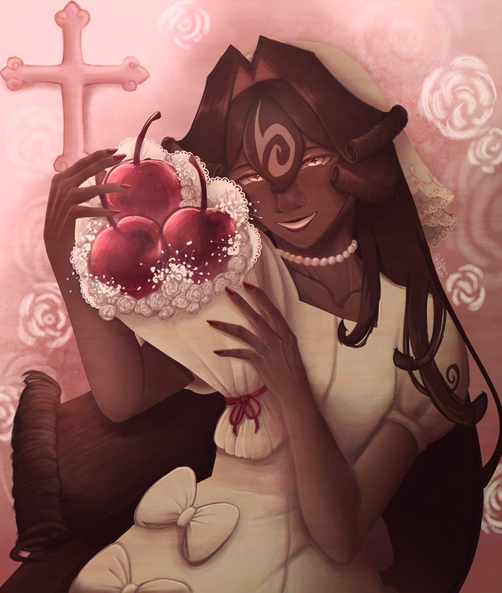datura_lungs's tweet photo. a 2025 drawing of black forest cookie!!

#crk #cookierunkingdom https://t.co/4Y03tJW9e3