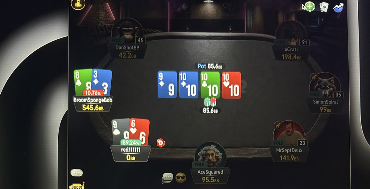 AceSquaredd's tweet photo. Just witnessed these guys go all in pre flop with these hands… K poker is the best idc what anyone says 😂😂 https://t.co/SawJnqwuJB