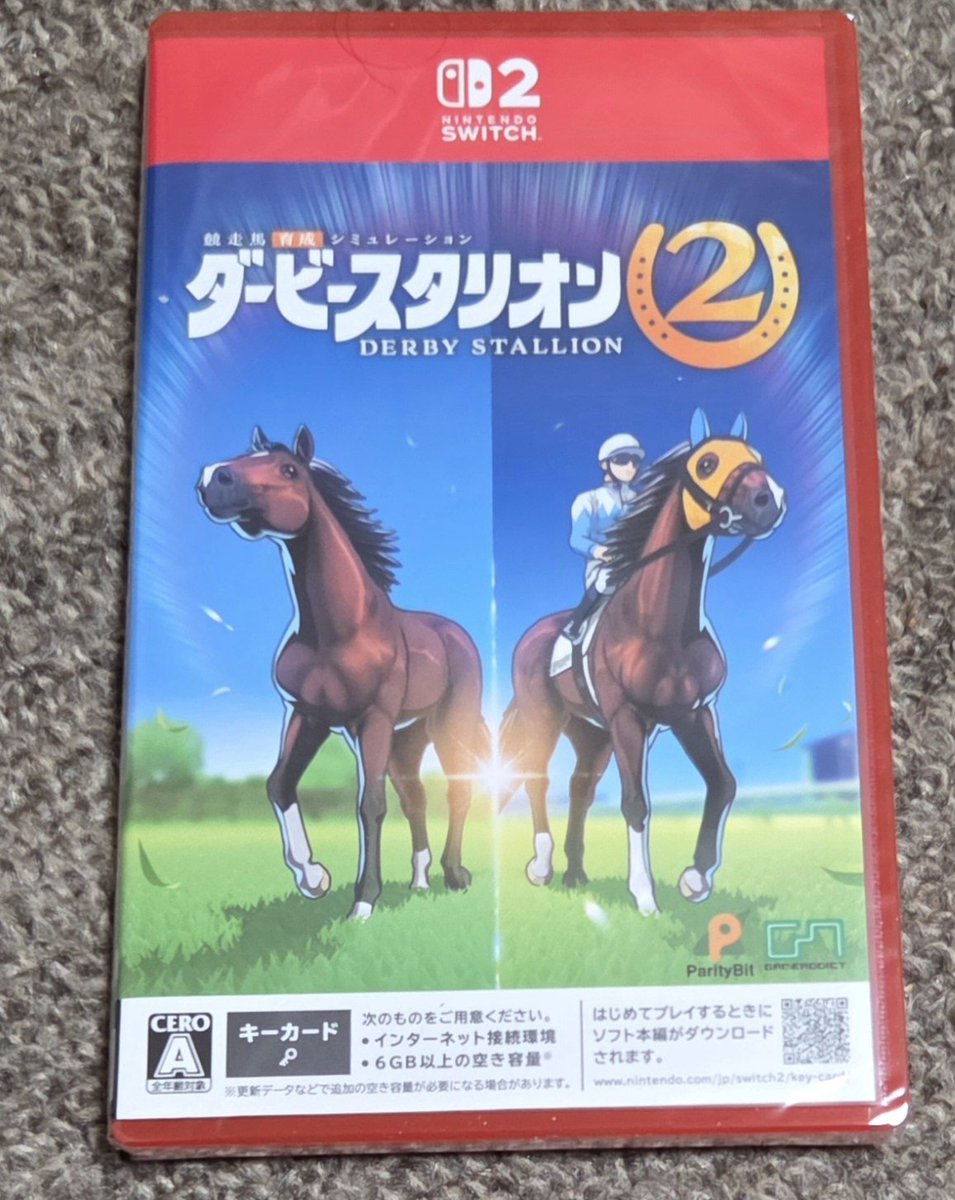 wins0430's tweet photo. やっと届きました
2日遅れでスタートです(´▽｀)
#ダビスタ2 https://t.co/gtAQ1ultb1