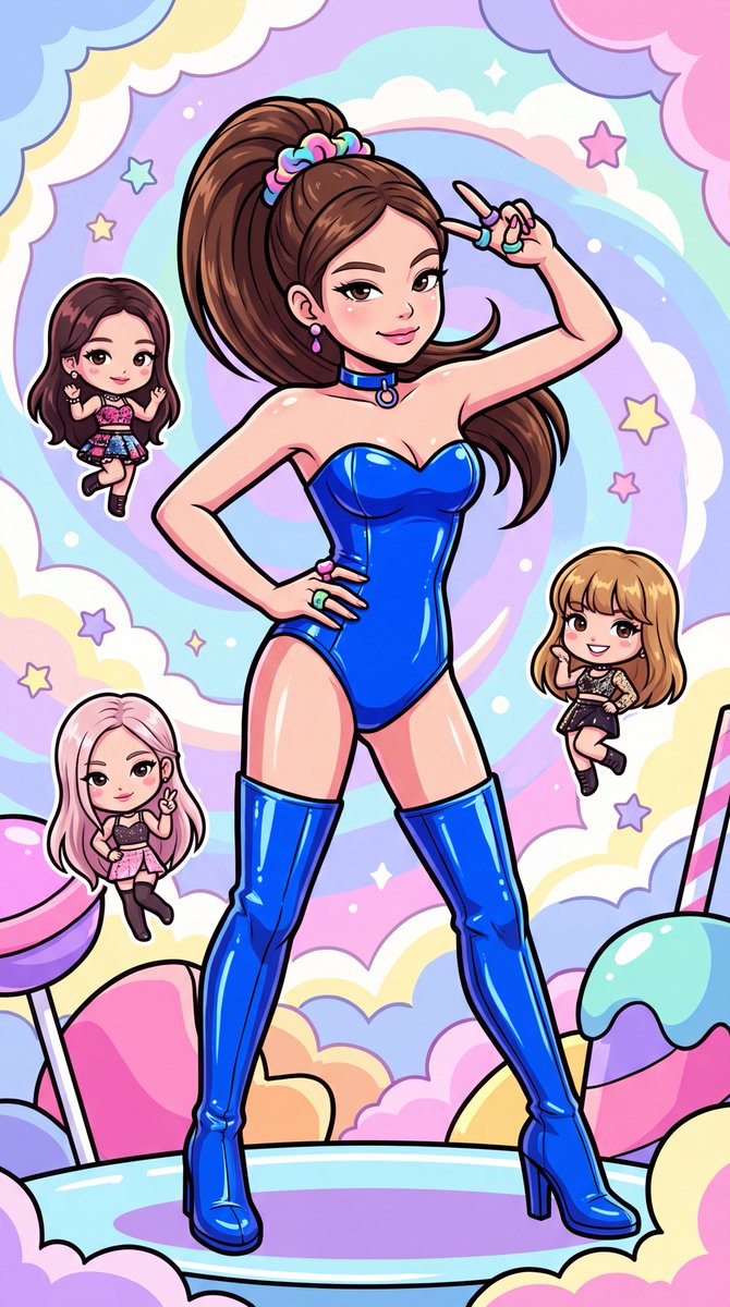 Jennie comic stage portrait