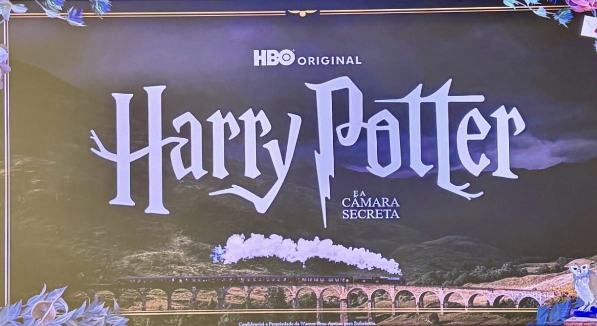 WW_Direct's tweet photo. First look at the HBO’s HARRY POTTER and the Chamber of Secrets logo revealed during an official Warner Bros Brazil event

(via @PassosVale_) https://t.co/TsZi5C8sBx
