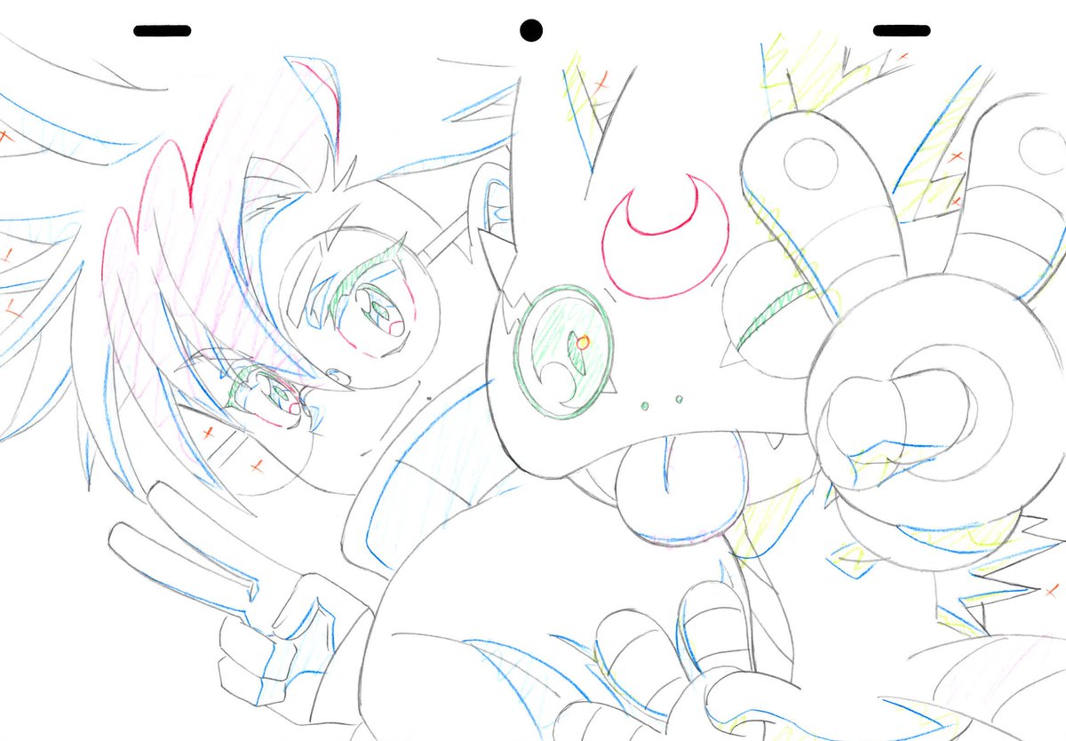 digimon_tv's tweet photo. 【応援イラスト公開🎨】

最終話放送まであと1⃣日‼️

制作スタッフ陣による
特別イラストを公開！

TVアニメ「DIGIMON BEATBREAK」
最終話は9月27日(日)朝9時より放送開始！

‣𝐢𝐥𝐥𝐮𝐬𝐭𝐫𝐚𝐭𝐢𝐨𝐧
浅沼昭弘

#Digimon #デジモン
#BEATBREAK #ビートブレイク https://t.co/tTMkNpShoF