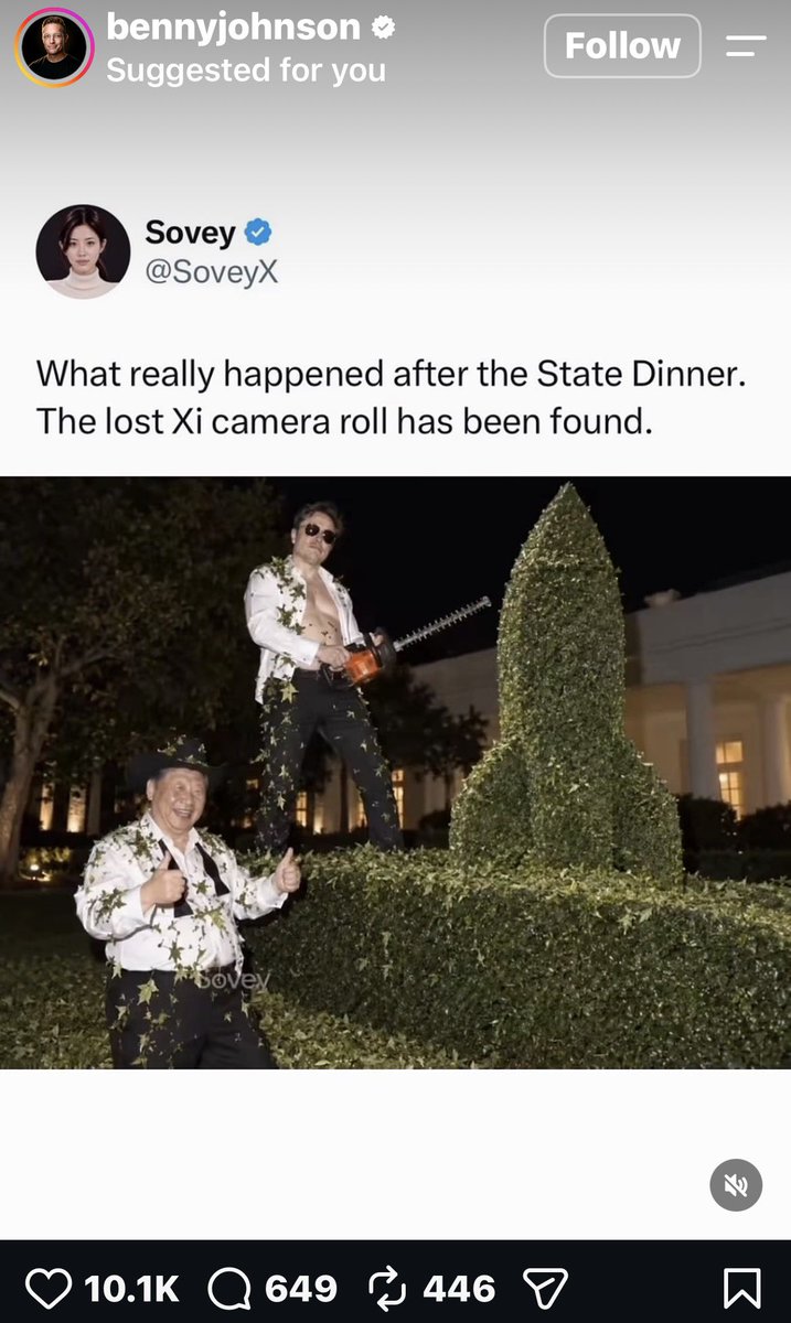 XRdev1's tweet photo. @SoveyX This is blowing up. I just popped over to insta and what shows up in my feed but this post from Benny and others. Dang! https://t.co/Flk1Qj9q5G