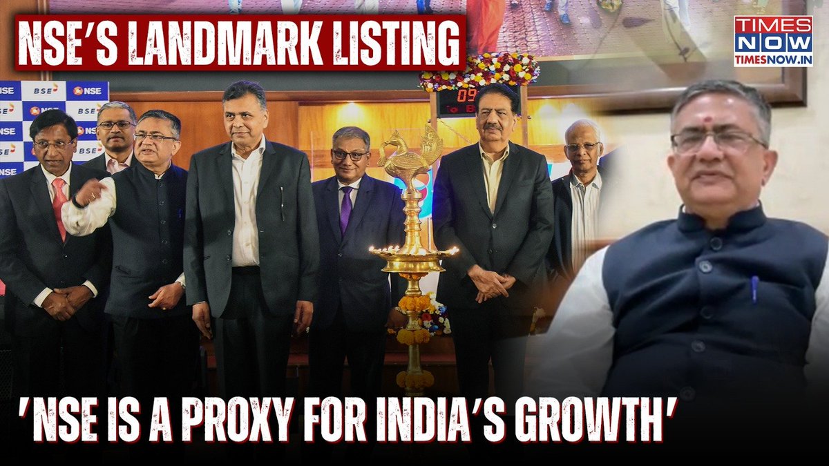 TimesNow's tweet photo. NSE’s landmark listing marks a new chapter for India’s largest stock exchange.

In an exclusive interaction with Times Now Digital, NSE MD & CEO Ashishkumar Chauhan says “NSE is a proxy for India’s growth” and discusses the exchange’s next phase, growth plans, F&O regulations, and competition with BSE.

WATCH: https://t.co/vuyykoSNQ0

@ashishchauhan @SakshiBajaj19