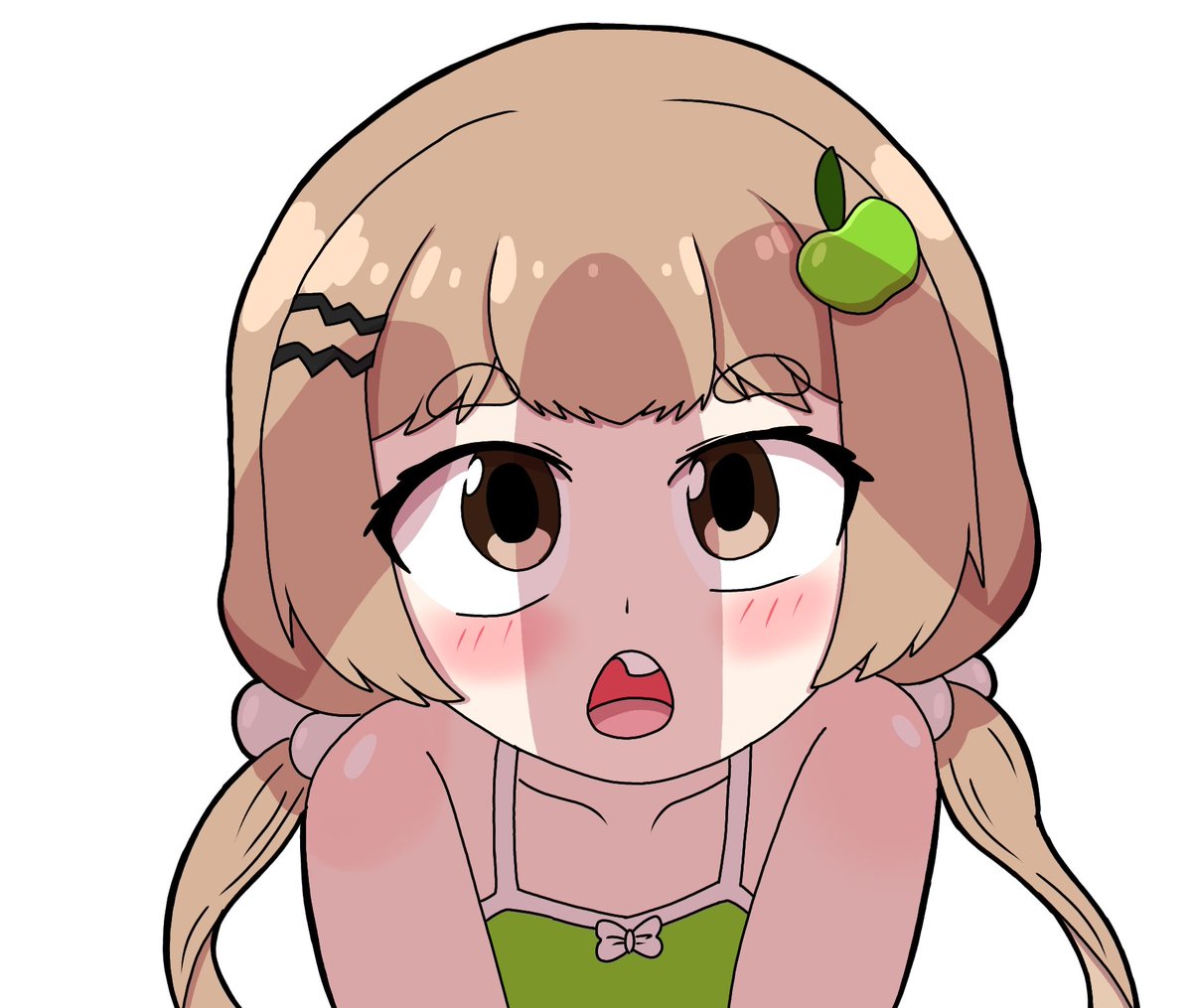 Marisol_art12's tweet photo. Los buenos hermanos tienen que alimentar bien a su hermanita para que crezca grande y fuerte.
#midorigaki #rigartki https://t.co/81S73imiE0