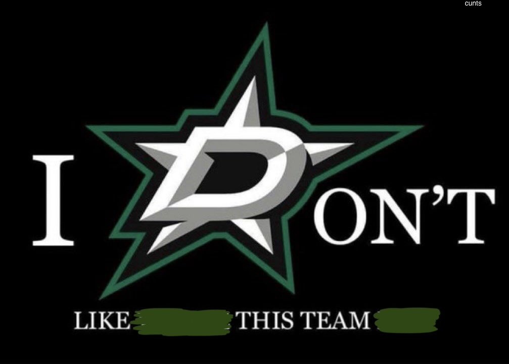 ellehockey's tweet photo. if i actually said what i feel about the d*ll*s st*rs i just know id be fully banned on here, maybe one day https://t.co/RQbkUPgQz1