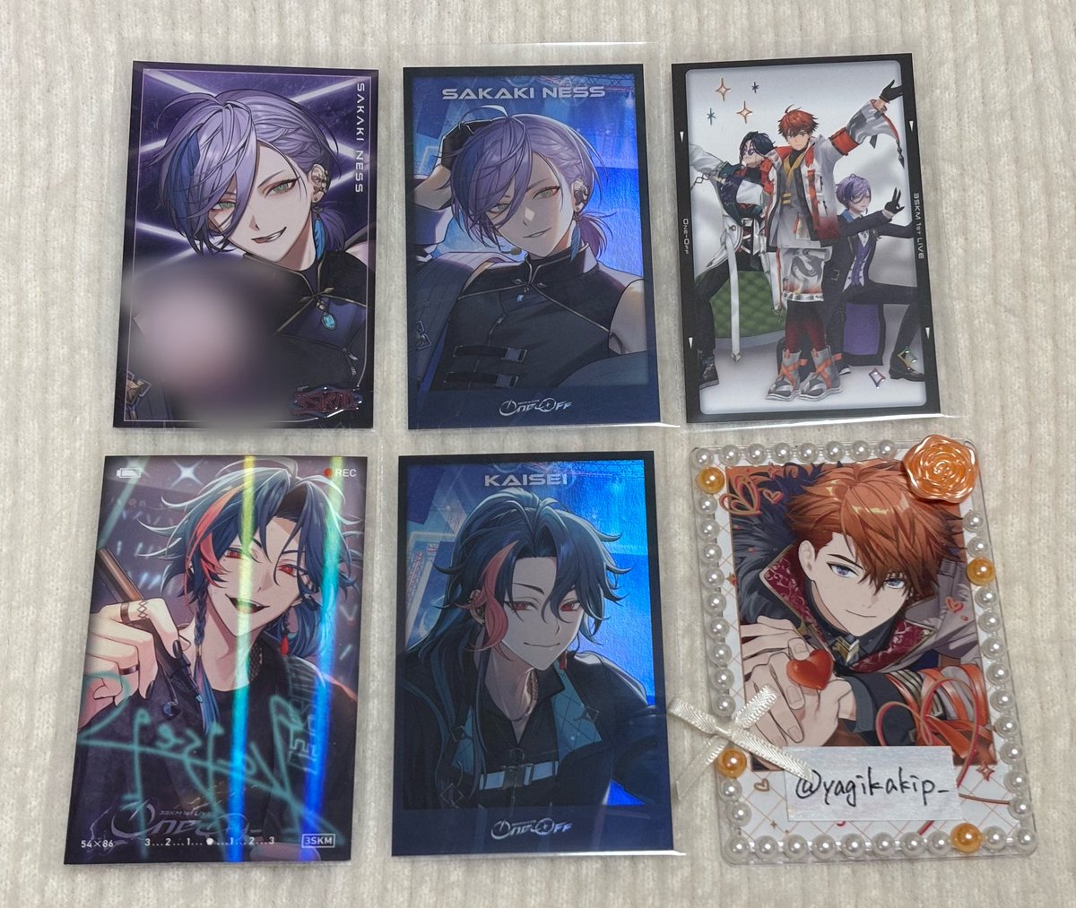 yagikakip_'s tweet photo. <交換> 3SKM 1stLIVE One-Off ランダムカード

求)同種IDの方 
譲)画像の方

纏めての方優先です
検索からでもお気軽にお声掛けください！

他ポストと纏めての交換も大歓迎です🙇🏻‍♀️ https://t.co/egDX6JTvTI