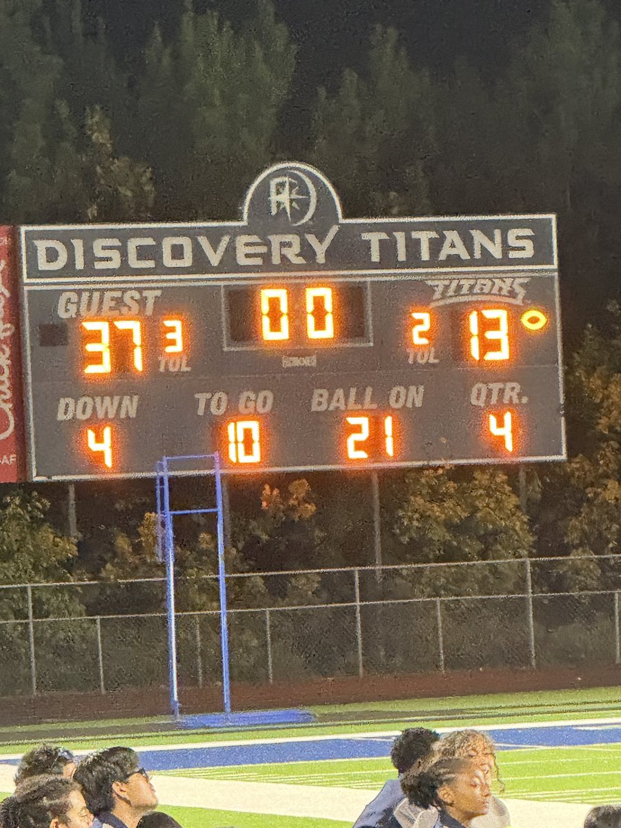 MCFootballCoach's tweet photo. Your final at Discovery! Hawks 37- Disco 13! https://t.co/rV3WLh0iGX