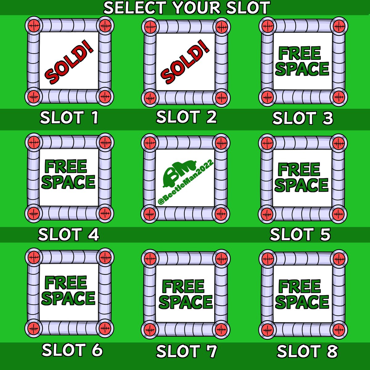 BeetleMan2022's tweet photo. SLOT STATUS UPDATE!!!

A new comission slot has been sold! 6 comission slots are left! Wanna comission me? Contact me via Direct Messages here, on Deviant Art, Bluesky or Discord! Hurry up before they sell out! 👀 https://t.co/kbrsiIzirC
