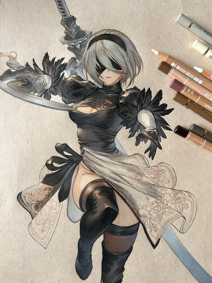 na2_Ava93's tweet photo. 人気順らしい　（絵に限る）　（模写） https://t.co/XDXVjwZyDQ