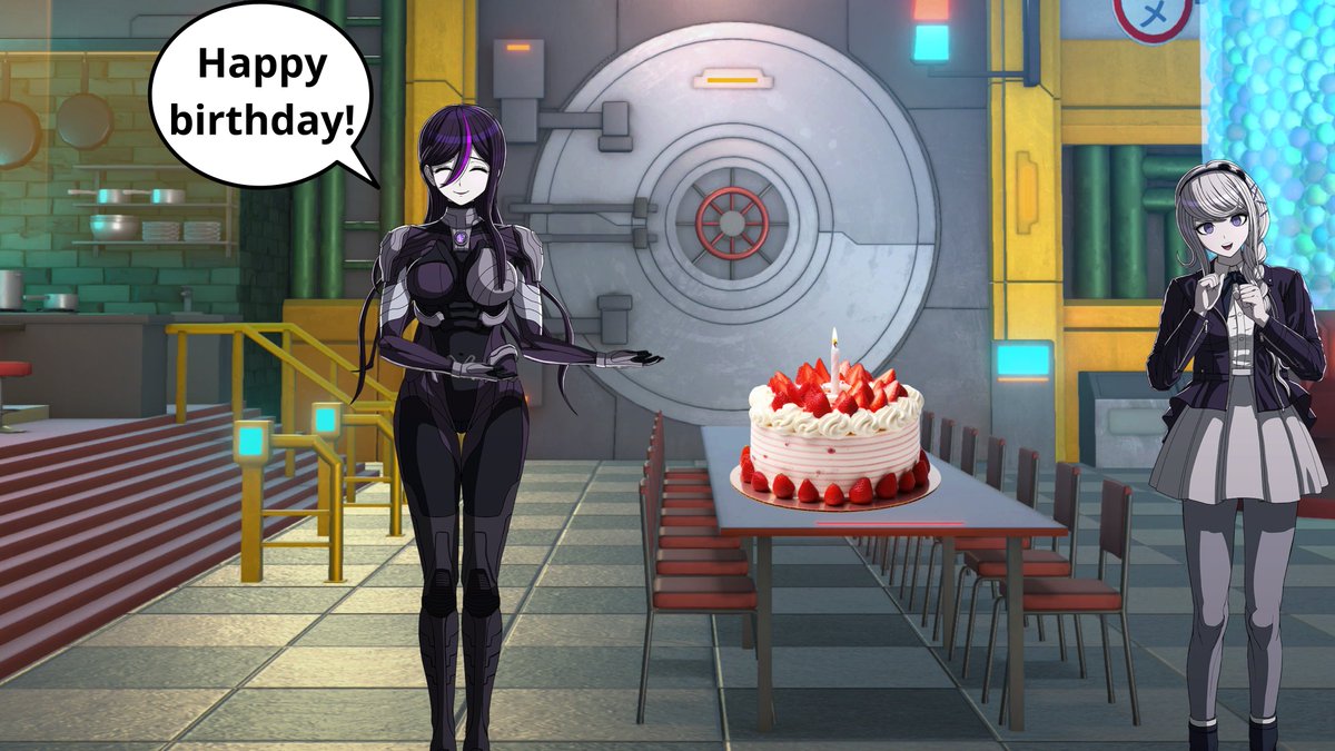 Muyu_42's tweet photo. Eva strawberry cake for Nozomi! 
NSFW! (of course, a cake this big is not safe to bring to work. What, you thought of something else?) https://t.co/KMY958es06