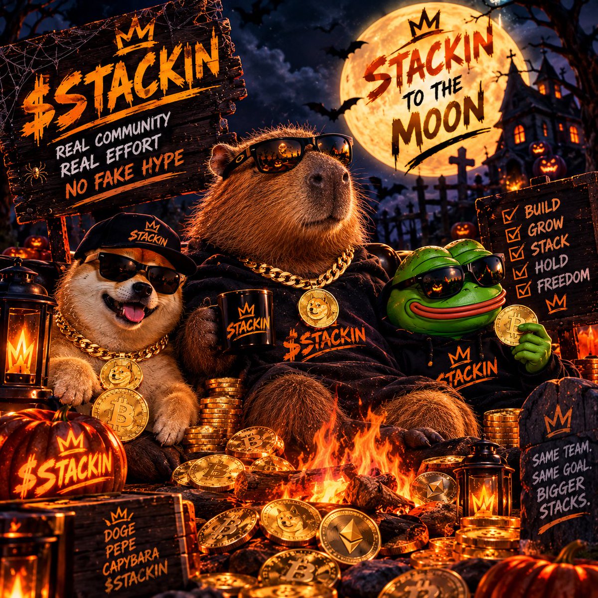 StackinInfinite's tweet photo. $STACKIN is built on trust, transparency, and community. https://t.co/sLuqy73Fl0