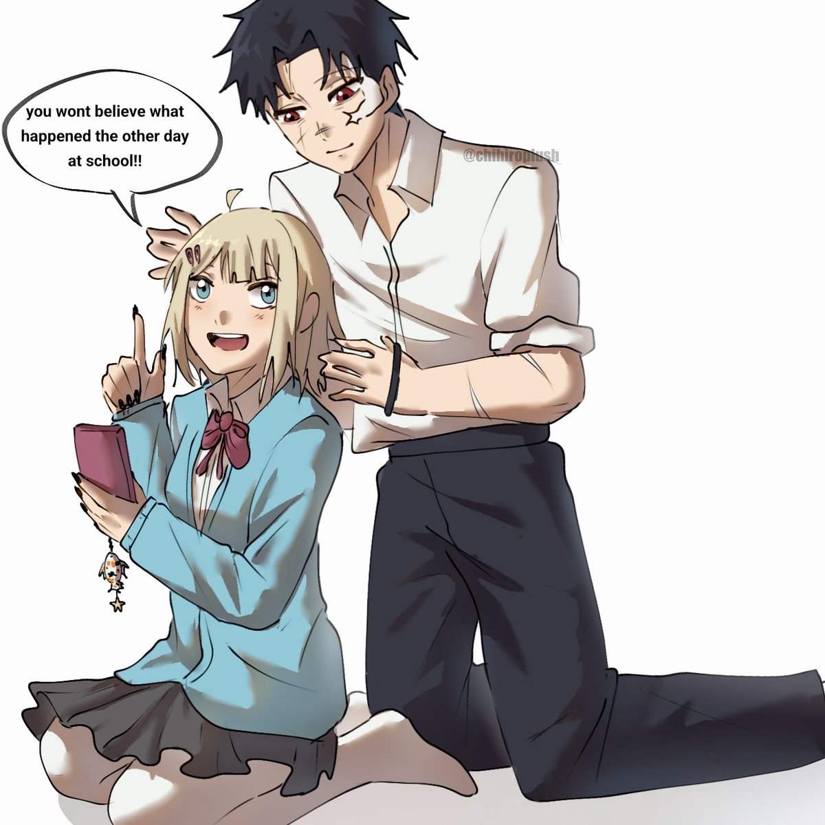 chihiroplush's tweet photo. Chihiro + Char timeskip https://t.co/qlDlJ7hF5n
