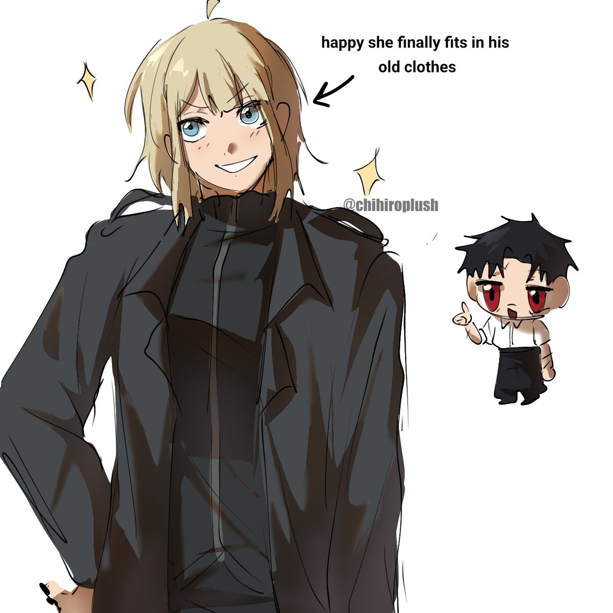 chihiroplush's tweet photo. Chihiro + Char timeskip https://t.co/qlDlJ7hF5n