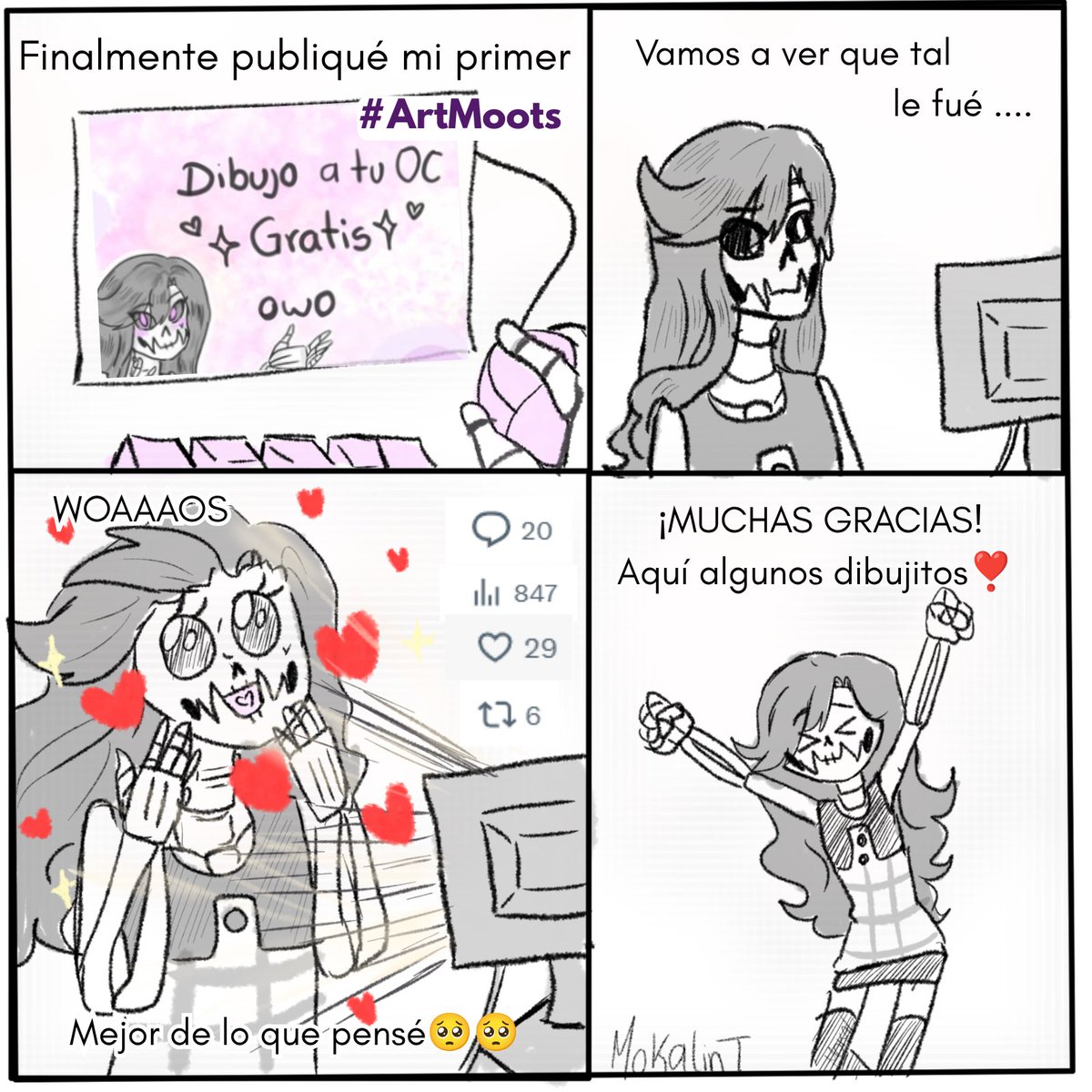 MokalinT's tweet photo. 🌸​Dibujé a sus OCS🌸​Se viene una segunda Ronda #artmoots
Quiero que me compartan la imagen de sus OCS, y contesten a la siguiente pregunta: 
⚡​En un escenario de una fiesta loca ¿Como actuaria tu OC?⚡​
Esto es para agregarlos de fondo en mi siguiente video musical.  #MokiTart https://t.co/3FbKY1DaS5