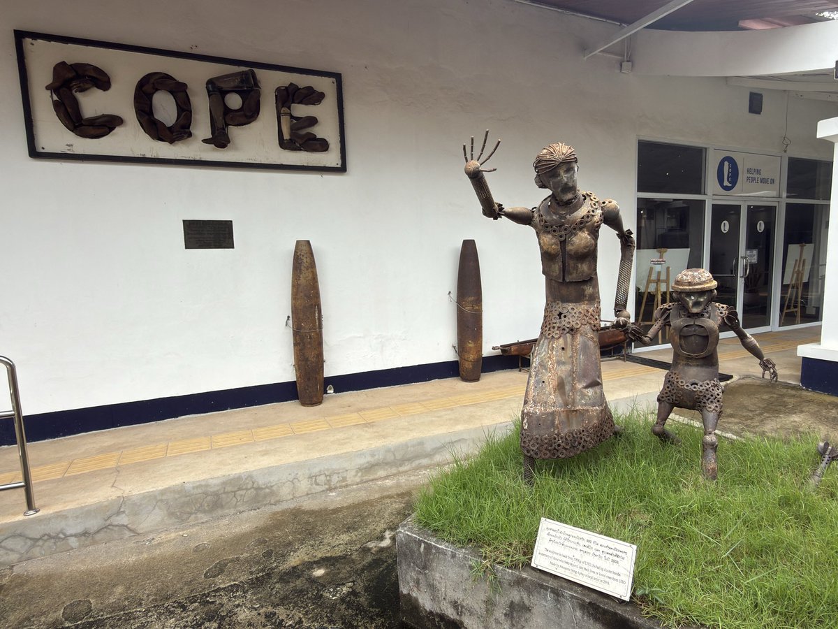JsTonyMoo2's tweet photo. @GrowerOfBeauty The COPE centre in Vientiane was so informative and helpful to understand the facts. They provided rehabilitation services for people who have been affected through UXO. 

https://t.co/RDbOQaFPbH https://t.co/S9WGp02T1n