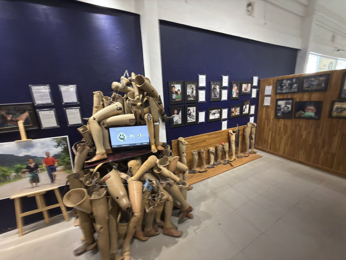 JsTonyMoo2's tweet photo. @GrowerOfBeauty The COPE centre in Vientiane was so informative and helpful to understand the facts. They provided rehabilitation services for people who have been affected through UXO. 

https://t.co/RDbOQaFPbH https://t.co/S9WGp02T1n