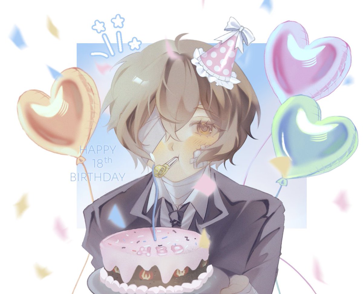 christmsev3's tweet photo. 𐔌՞. .՞𐦯 ⋆✴︎˚｡⋆

26.09 Happy Birthday to me ! 🎂
#dazai https://t.co/HM8t09rrml