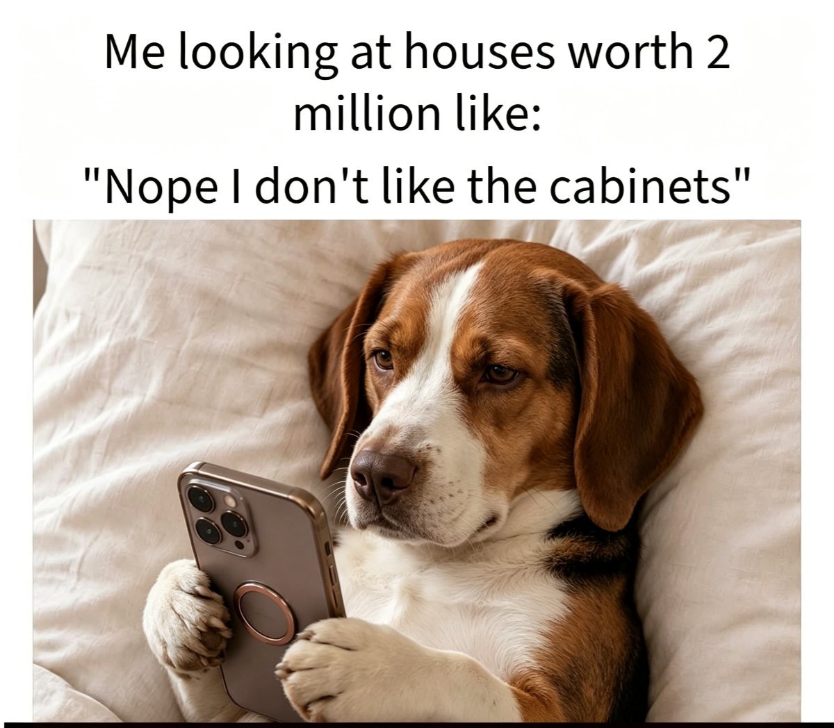 Beagle_lovr's tweet photo. "I can't understand it just by looking at the cabinet πͺβ"
#HouseHunting #BeagleMeme #RealEstateStruggles #HomeBuying #FunnyMeme #Bangladesh #Dhaka #PropertyHunt #Relatable #DogMeme https://t.co/FvTwFxB3fY