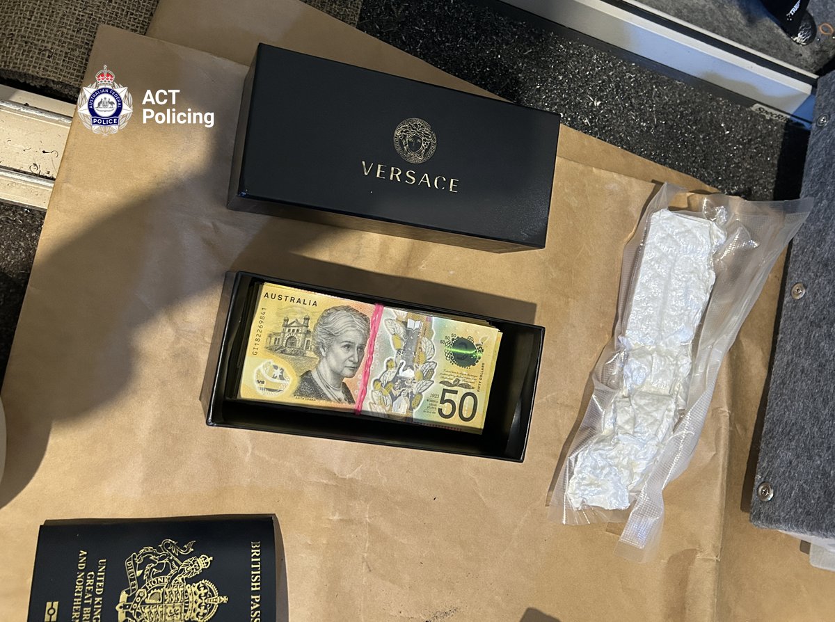 ACTPolicing's tweet photo. A 38-year-old Reid man has been charged with drug trafficking and money laundering offences following the execution of a search warrant at his home yesterday.

More: https://t.co/zpiC8WC2tZ https://t.co/9GhnMqoFPr