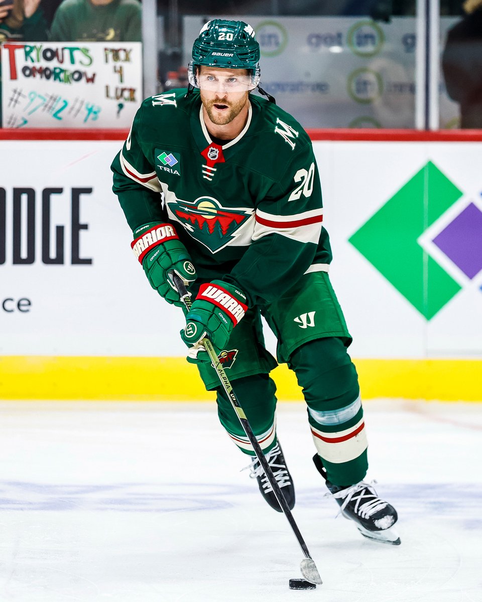 Blake Coleman makes his preseason debut with the @​mnwild! 👀 
 [📷](https://pbs.twimg.com/media/HTGbAboakAAALNs.jpg) [📷](https://pbs.twimg.com/media/HTGbAblbM