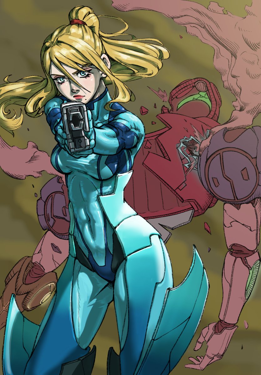 monsares's tweet photo. Samus Aran fixed #Metroid https://t.co/b2GYkl7krv