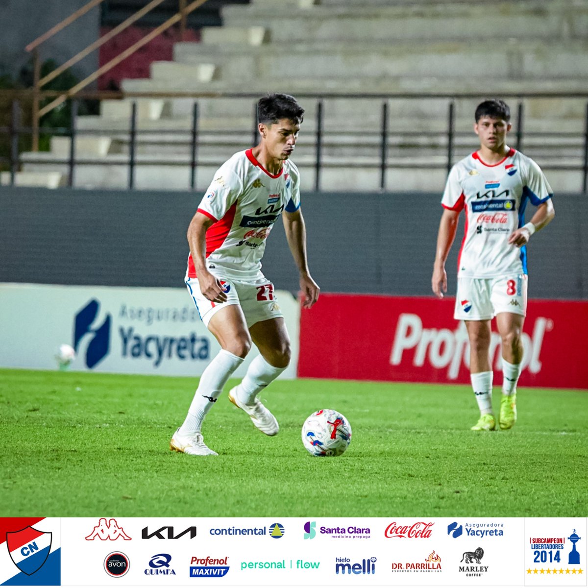 clubnacionalpy's tweet photo. #Clausura2026🏆

✅️ Fecha 12

⏱️ 90' 

Nacional 1️⃣ - 1️⃣ Ameliano 

⚽️ Rodrigo Melgarejo 

 #VamosNacional 🔴⚪️🔵 https://t.co/61NZMS9qIP