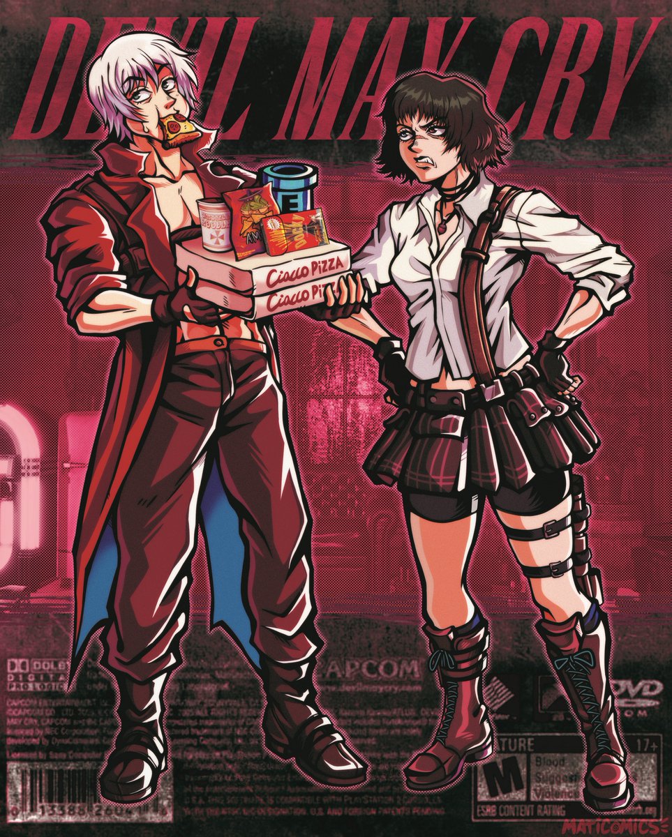 MatiComics64's tweet photo. DANTE &amp; LADY
commission work
#Capcom #DevilMayCry https://t.co/D4FfcBU14c