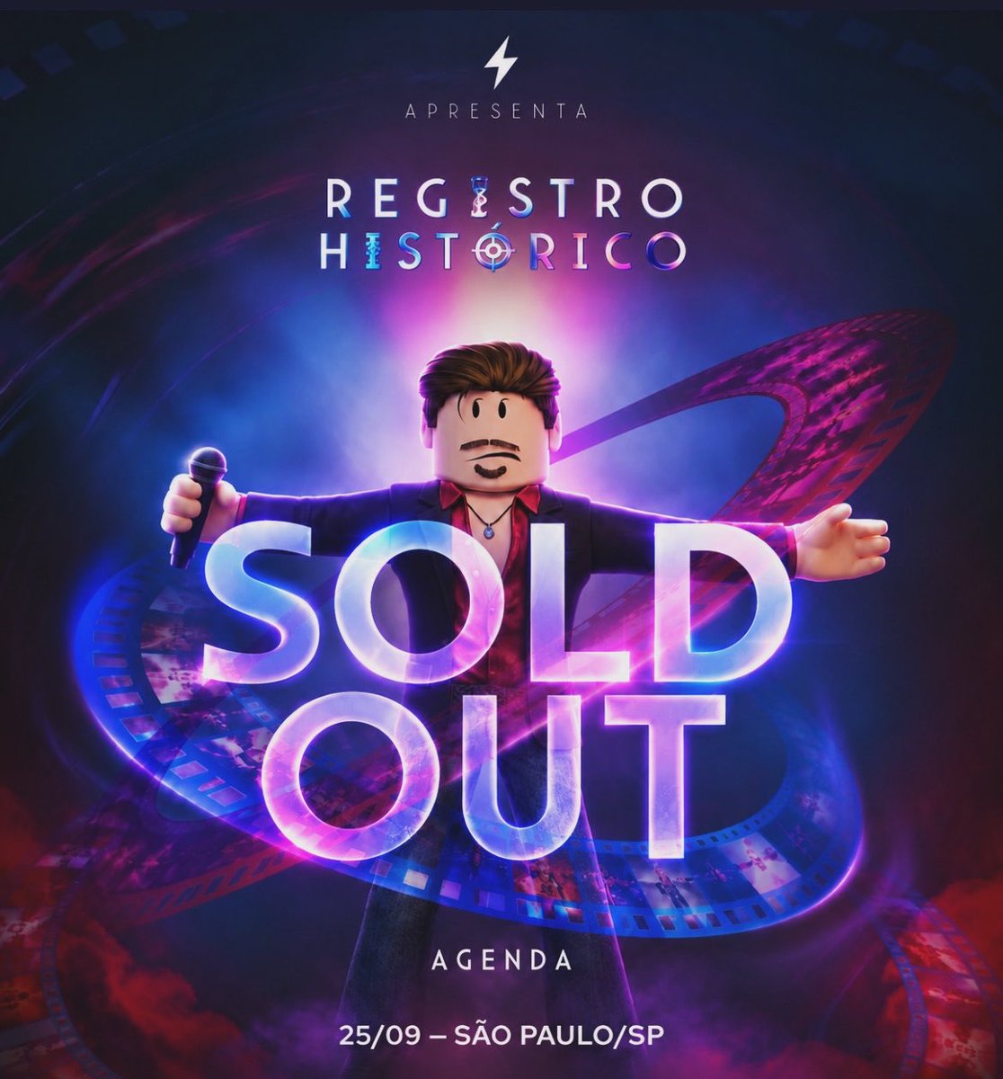rarasdoluan's tweet photo. SOLD OUT!  luan santana esgota ingressos no seu primeiro show no ROBLOX. https://t.co/p2kCKkZruz