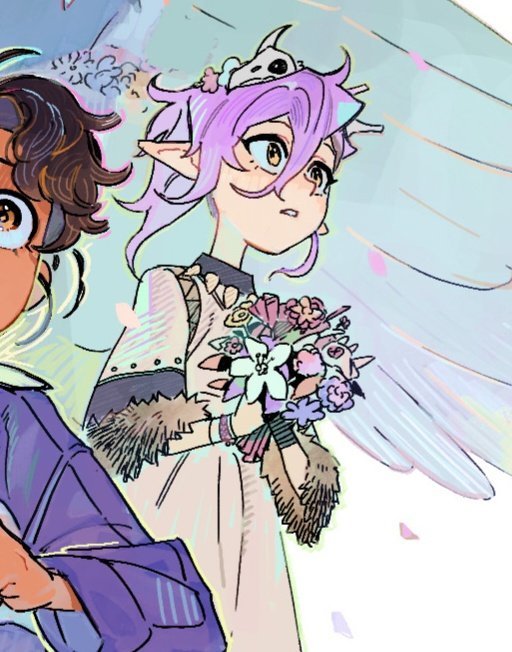 kolapon_art's tweet photo. Love the way cultural fashion is slowly coming back to the Boiling Isles 💜
Not only for special events but also casual wear being patterned, flowly and layered https://t.co/23w9tdwPWy