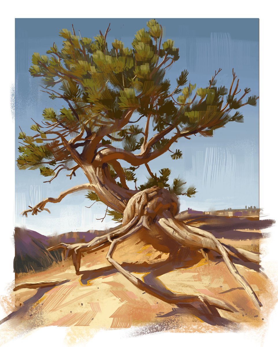 saqomolo's tweet photo. Tree painting! #painting #illustartion #nature #tree #gottogetbetter #desert #environment #landscape #landscapepainting https://t.co/6Vztv8twCD