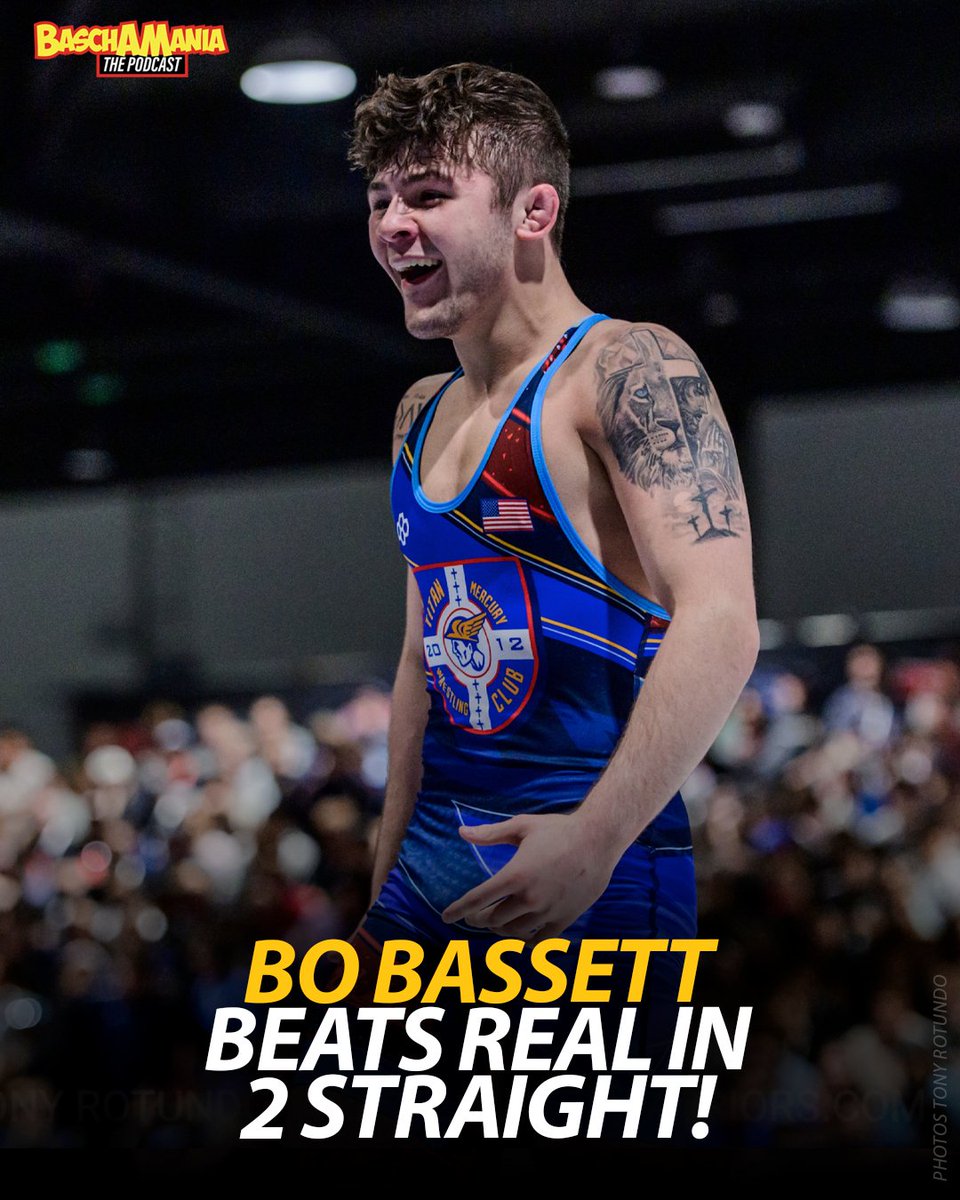 JustinJBasch's tweet photo. Bo Bassett is heading to Worlds!

He beats Real Woods in 2 straight to make the team at 65kg after getting 8-4 and 9-5 wins over the returning World Bronze Medalist. https://t.co/25dukxJLLB