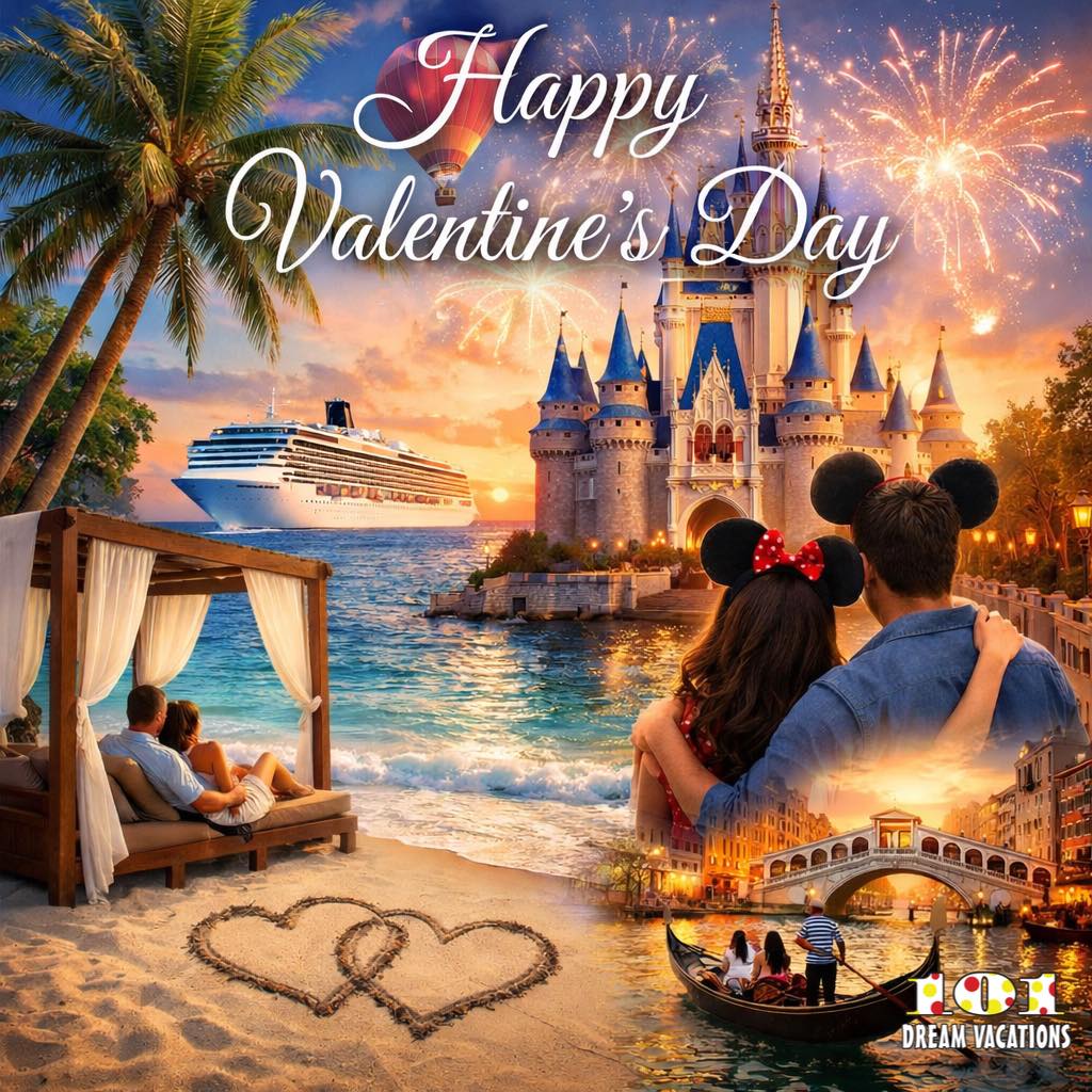 harperriverar8l's tweet photo. Flowers fade. Dinner reservations end. But shared travel memories last forever. Give the ultimate Valentine’s gift: time away together. From luxury cruises and tropical escapes to Disney stays, 101 Dream Vacations handles every detail with no https://t.co/PAJf1rrUwU