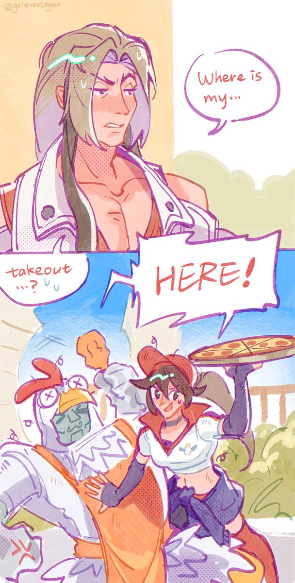 GrieverLogan's tweet photo. war of takeout🍕🍗
#yone #HEARTSTEEL #galio #sivir https://t.co/RUxAiRfvMH