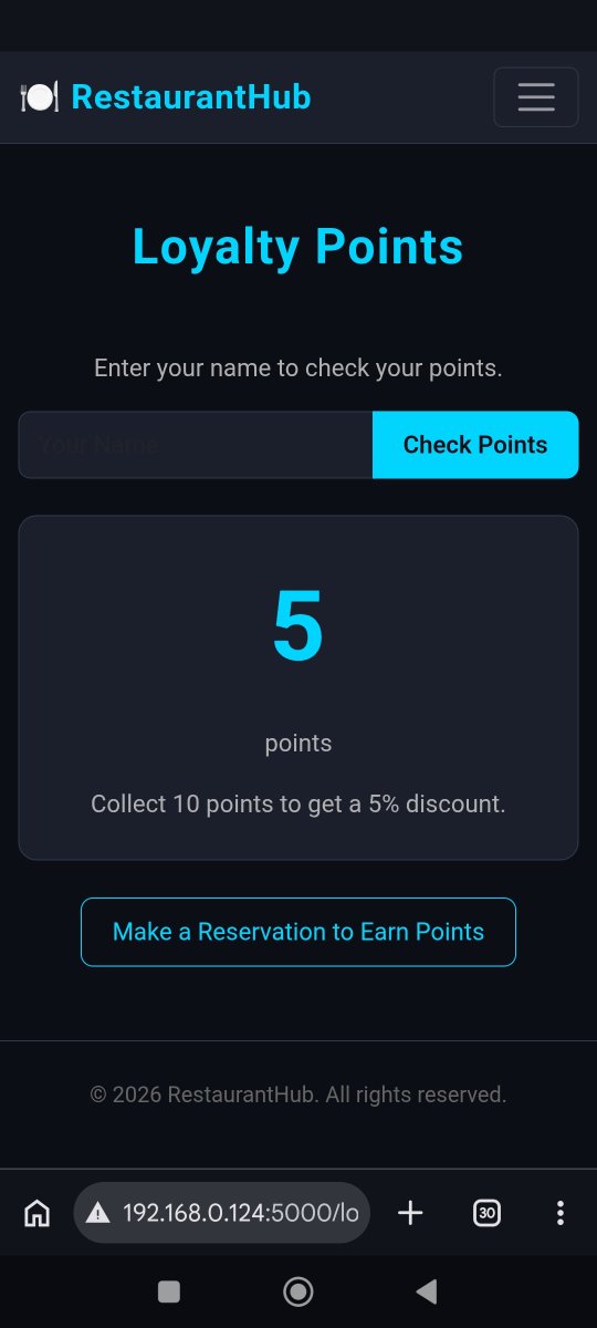 simomaxd's tweet photo. Just finished my new project: RestaurantHub!
A complete web app for restaurants &amp; cafes:
 Menu + search
 Reservations
 Orders
 Reviews
 Loyalty points
 3 languages
Built with Python, Flask, SQLite, Bootstrap.
Available for sale or freelance work.
#Python #Flask #WebDevelopment https://t.co/ySD7Ka4b4C