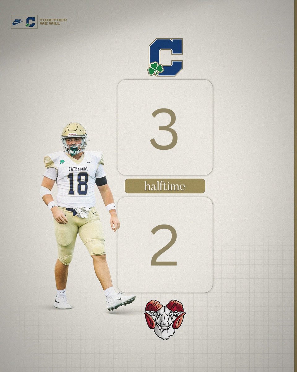 CathedralFBall's tweet photo. Halftime ☘️🏈 https://t.co/nJcnH0L6k3