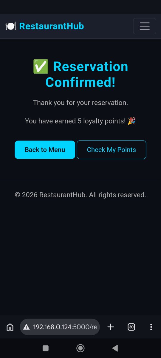 simomaxd's tweet photo. Just finished my new project: RestaurantHub!
A complete web app for restaurants &amp; cafes:
 Menu + search
 Reservations
 Orders
 Reviews
 Loyalty points
 3 languages
Built with Python, Flask, SQLite, Bootstrap.
Available for sale or freelance work.
#Python #Flask #WebDevelopment https://t.co/ySD7Ka4b4C