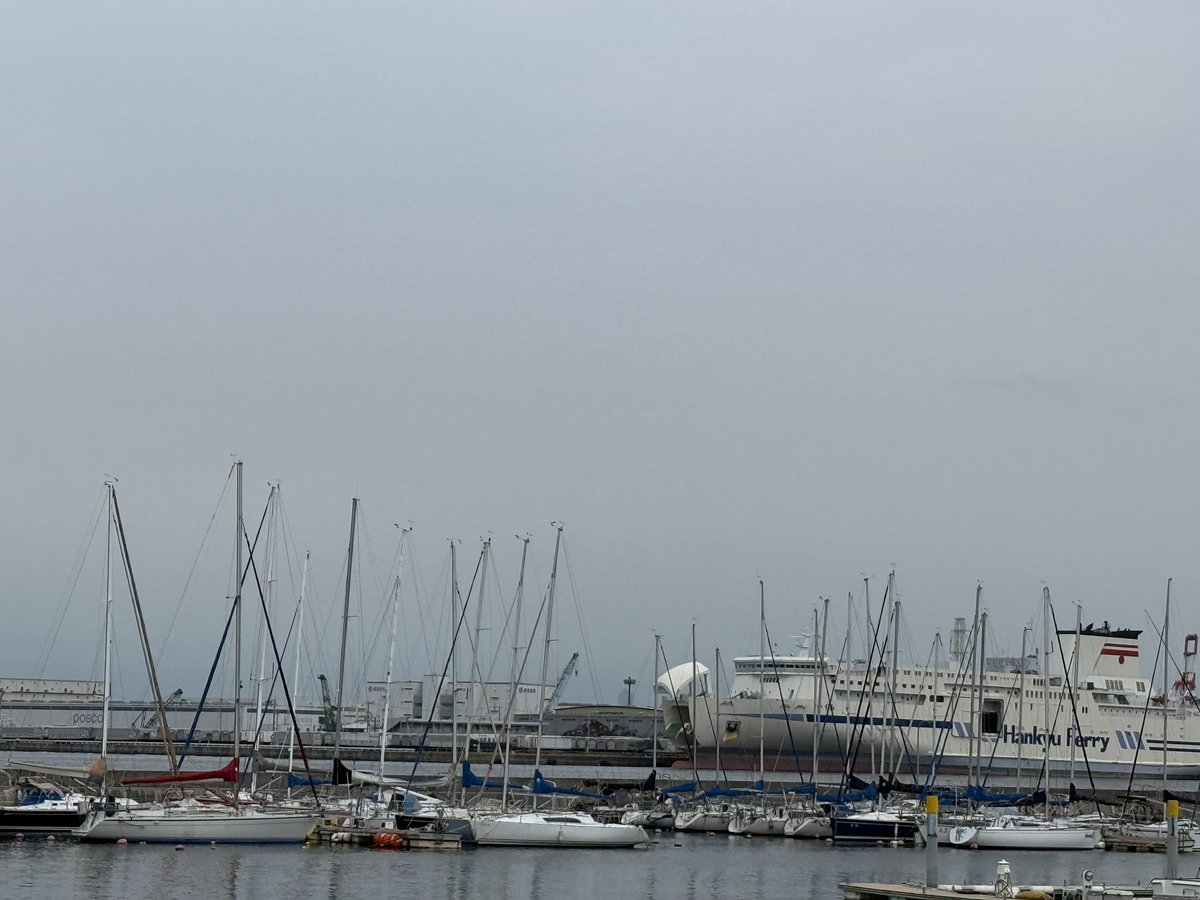 oceanmarine00's tweet photo. おはようございます！
本日の泉大津市は曇っています。
まだ雨は降っていませんが、降る予報なので傘が必須です！！
いやな天気ですが、楽しい週末をお過ごし下さい！！
＃イマソラ　＃泉大津市
＃企業公式が地元の天気を言い合う
 #風呂の日
 #ワープロ記念日
 #くつろぎの日 https://t.co/dXxrVrDO1k