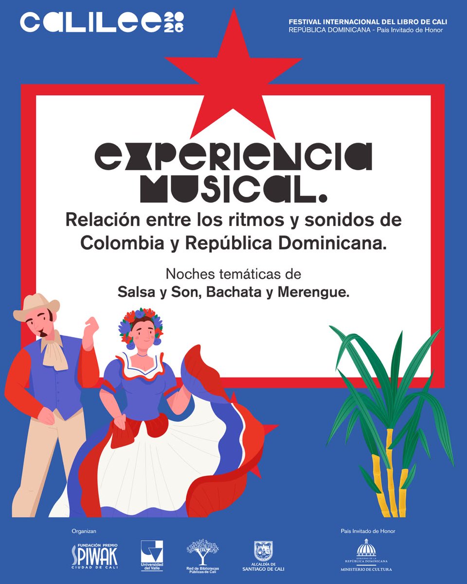 Calileeoficial's tweet photo. ✈️ ¿Y si tu próximo viaje comienza entre páginas?

República Dominicana llega a Cali Lee 2026 para compartir sus historias, voces, imágenes y ritmos. 🇩🇴

Abre tu pasaporte y descubre lo que te espera en su pabellón.
📍 Cali Lee 2026
📅 23 oct. — 2 nov.
¿Listo para viajar? 👀 https://t.co/Njveffr6bd