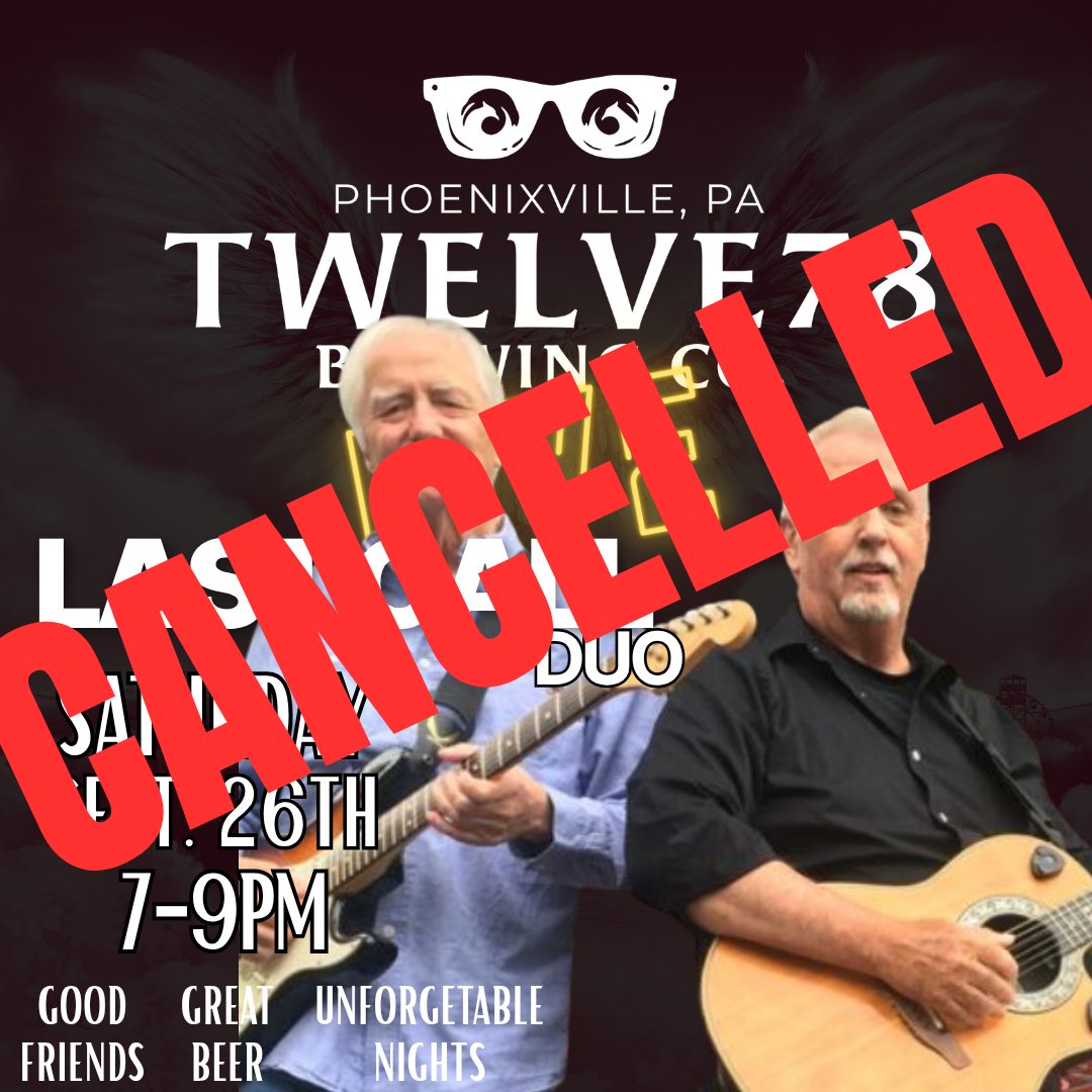 Twelve78BrewCo's tweet photo. ⚠️ LIVE MUSIC UPDATE ⚠️
Good Friends. Great Beer. Unforgettable Nights.
#Twelve78Brewing #PhoenixvillePA #EventUpdate #LiveMusicUpdate #SupportLocalBeer #CraftBeer https://t.co/G5iWKjDkhe