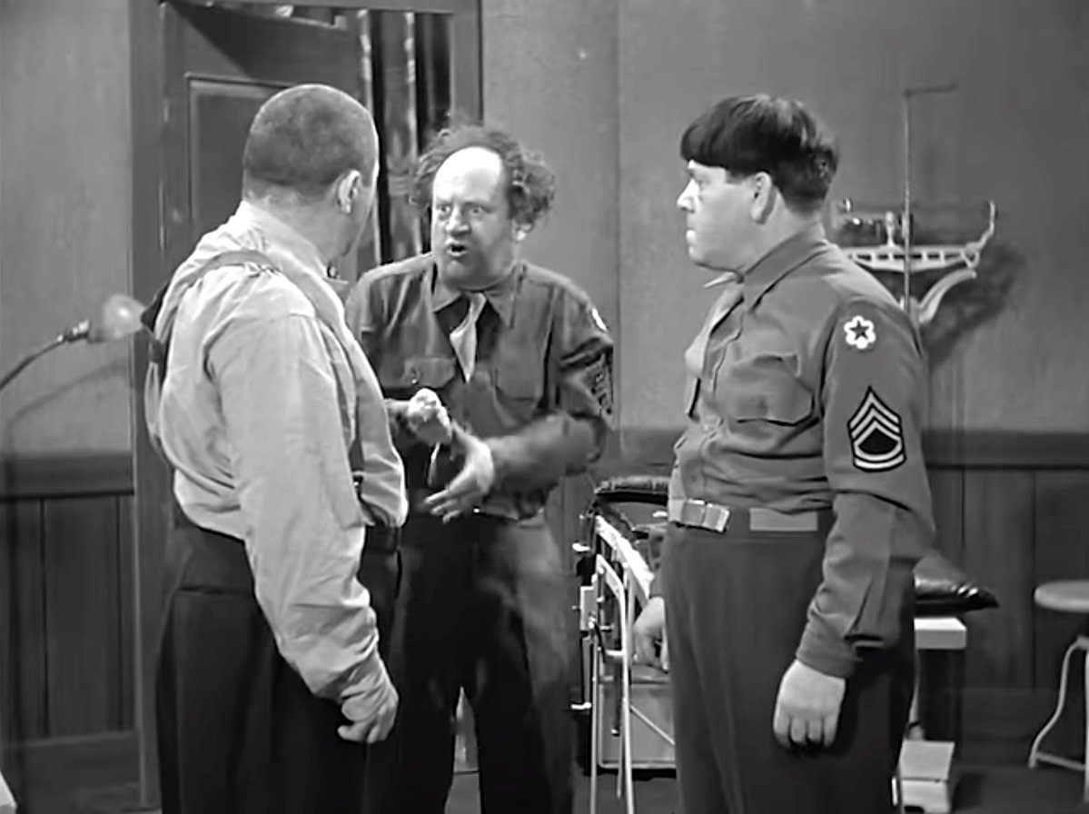 ClownRaynbow's tweet photo. https://t.co/RV982K3O6z
Released October 3, 1946 - "Rhythm and Weep" (1946) starring the #threestooges (Moe, Larry, Curly) https://t.co/COux1uLSyp