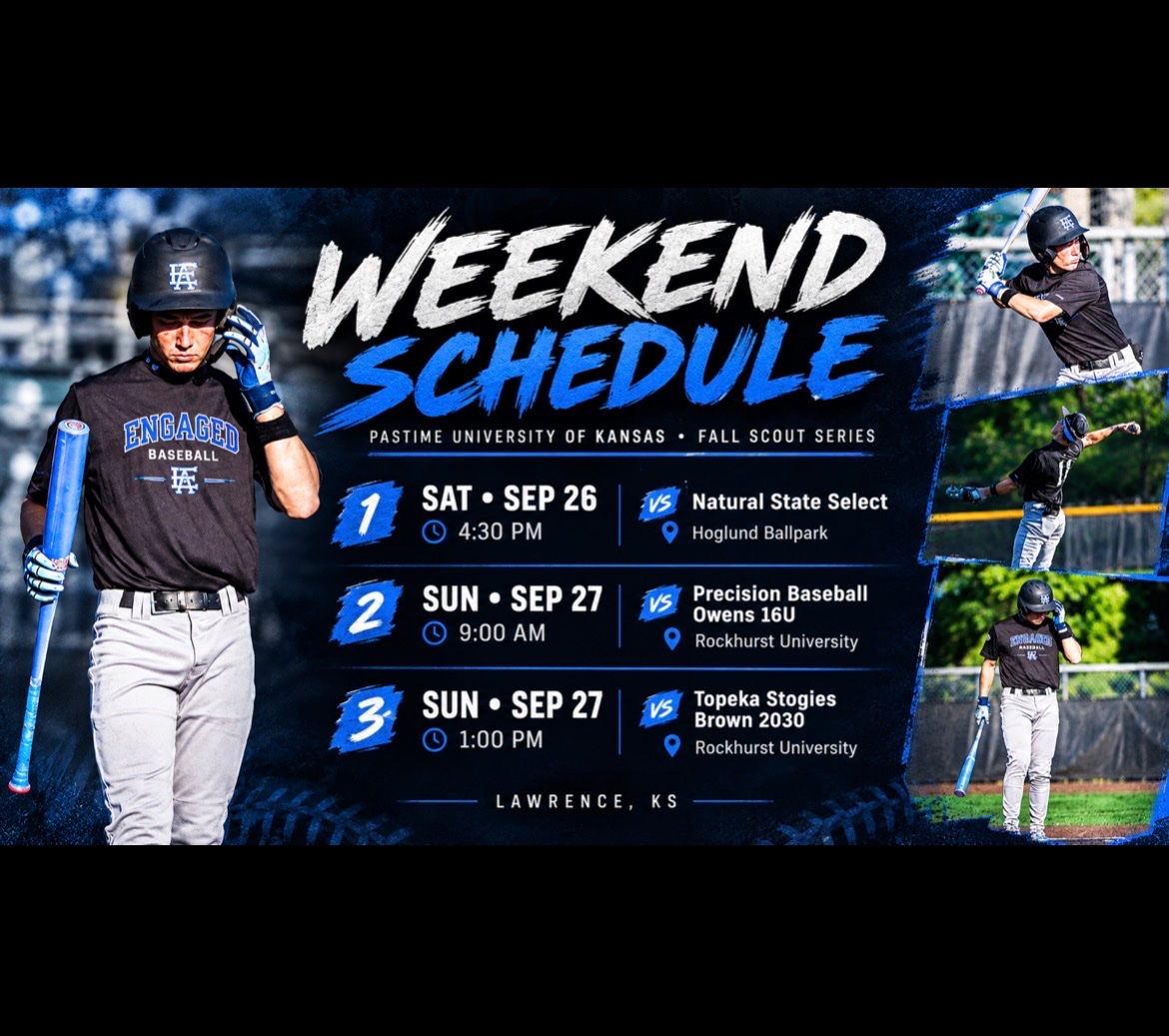 Landon_Stewy's tweet photo. Here is my schedule this weekend. Glad to be back on the field for my second tournament of this fall. Schedule below 👇!

@EngagedBaseball https://t.co/xNBv4ZOuug