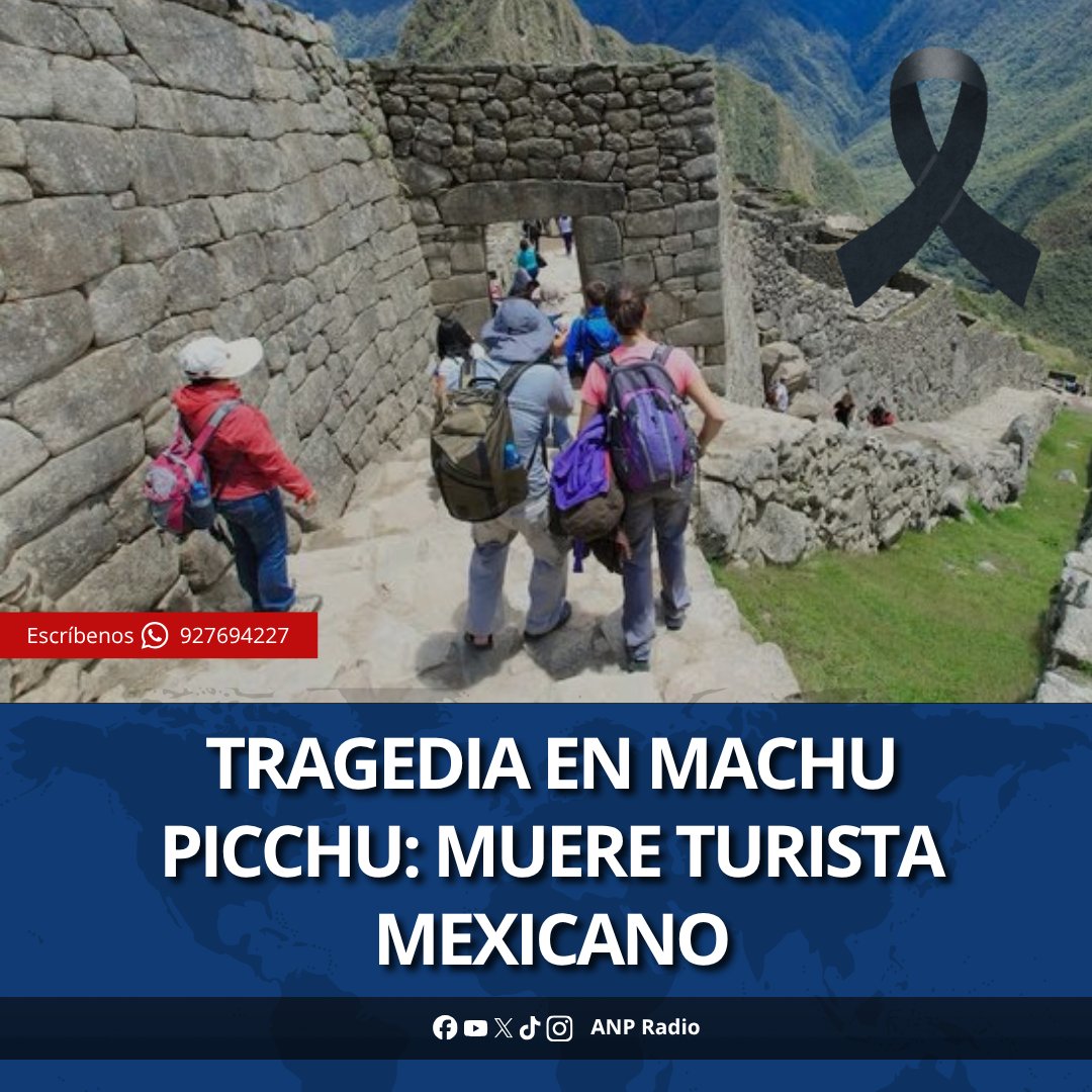 ANPRadio_'s tweet photo. 🚨 Turista mexicano de 66 años muere tras sufrir descompensación médica en Machu Picchu.

🔗 https://t.co/8x610HZeYo https://t.co/aPSCXYBwaG