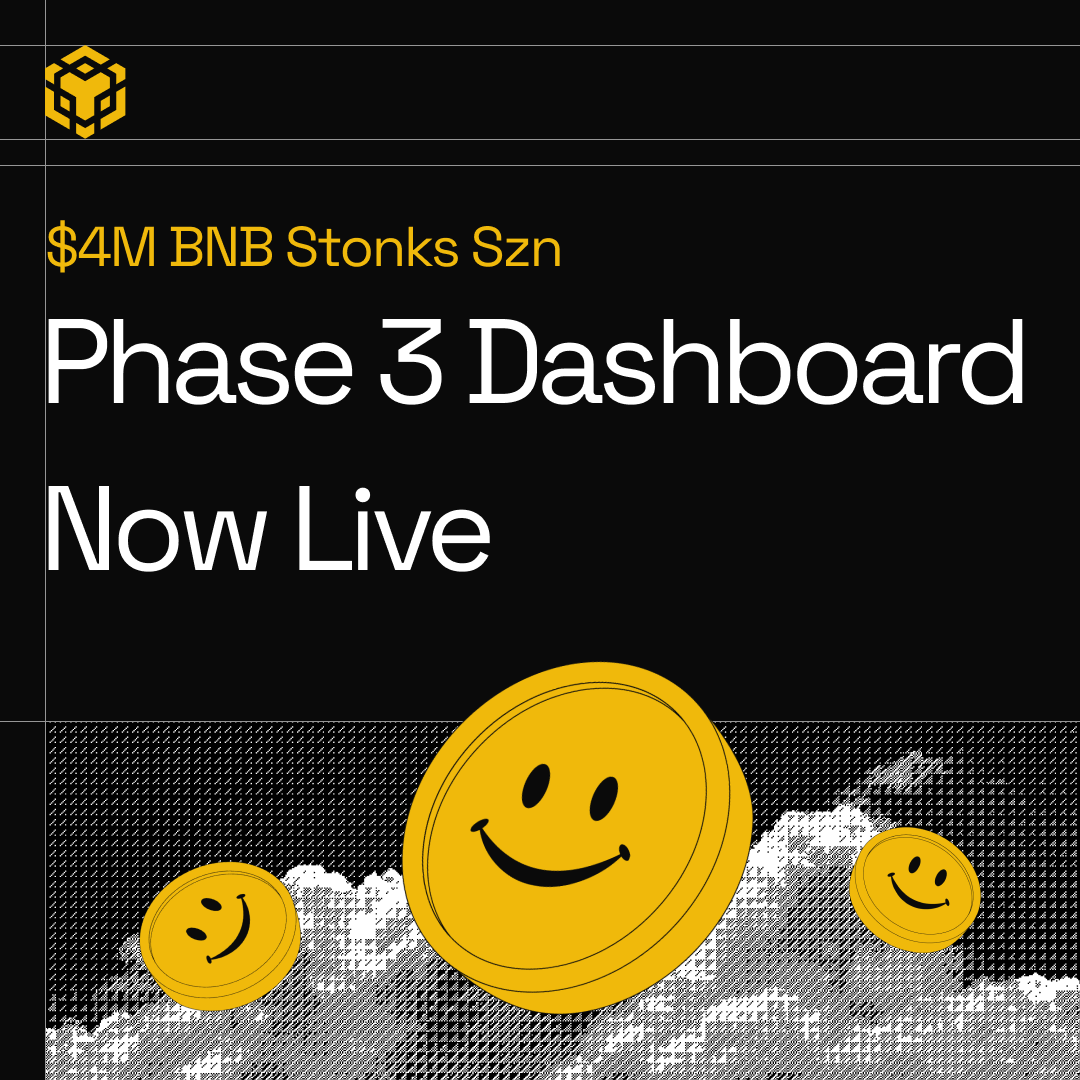 BNBCHAIN's tweet photo. Phase 3 dashboard is now open!

Check the pairs in the lead so far 👇
https://t.co/9UN7oRYSJf 

xStocks pairs are included in Phase 3 and will be added to the dashboard soon.

Who are you rooting for? 👀 https://t.co/dmlC7ACIqX