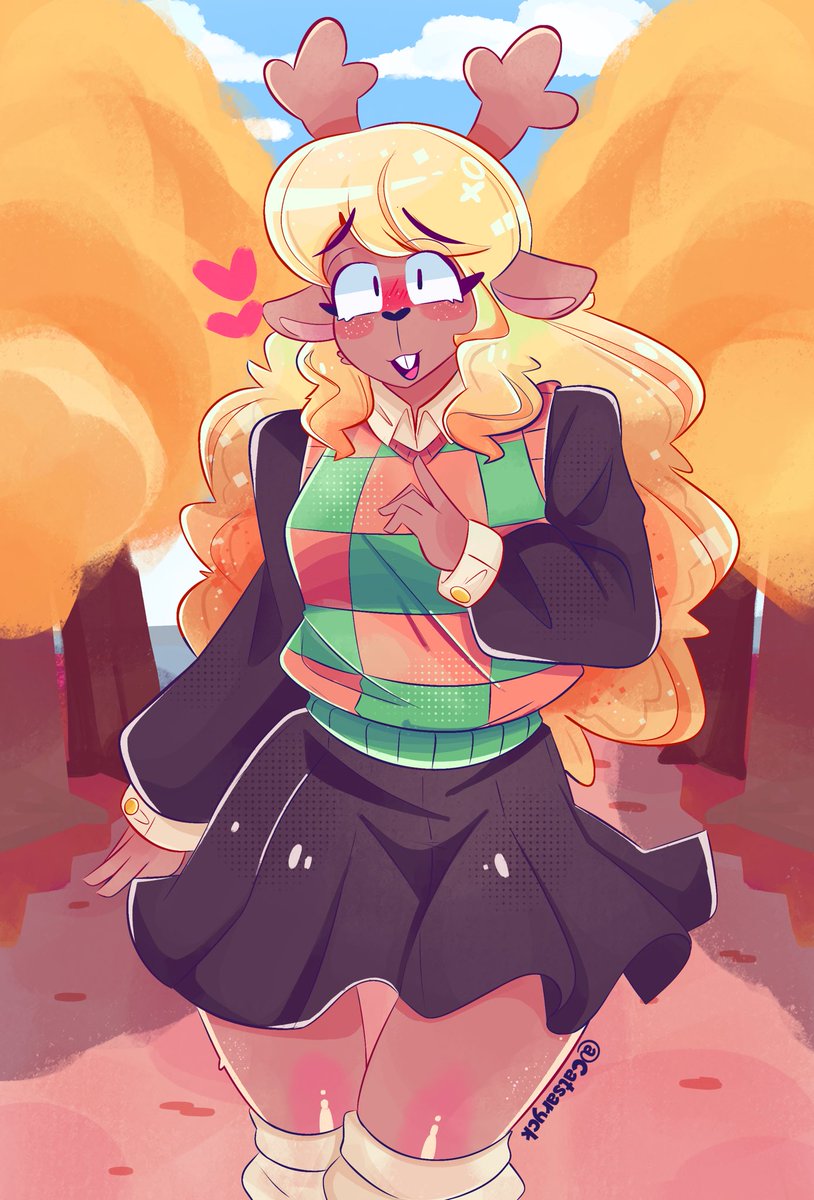 Catsaryck's tweet photo. Noelle art cause she’s adorable 

#deltarune #noelledeltarune #noelle #fanartㅤㅤㅤㅤ https://t.co/N4LSY9fqjr