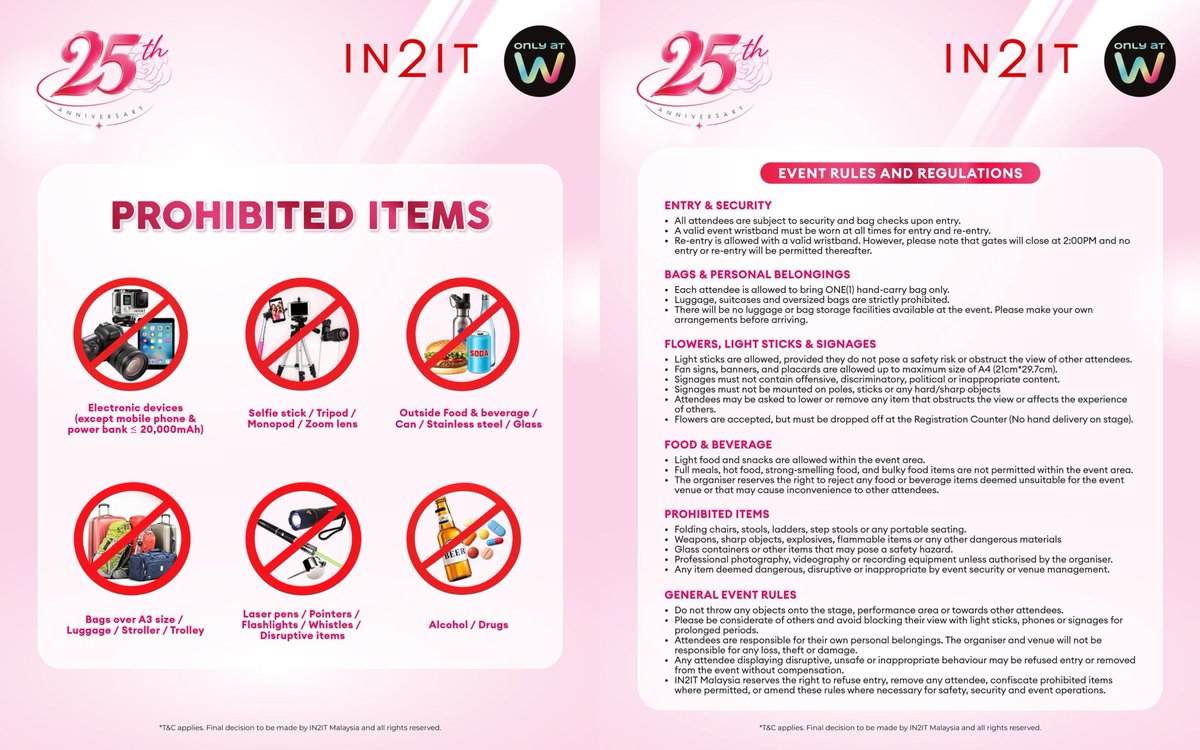 MyKpopHuntress's tweet photo. altho HENDERY posted where he is staying, lets be normal and meet him at Sunway Pyramid ok?🥰

​Here is our agenda, dos & don'ts, and rules + prohibited items for today's event! Let’s keep it respectful, have the best time, and show him the loudest love. See you there MYWayzennie! 🥰✨

IN2IT 25th ANNIVERSARY CELEBRATION

📅 26 SEPT 2026 | SAT | 2:00PM
📍 Orange Concourse, LG2 Sunway Pyramid 

#IN2ITXHENDERY #HENDERY #WayV #威神V #IN2ITMALAYSIA #IN2ITCOSMETICSMY #IN2IT25THANNIVERSARY
