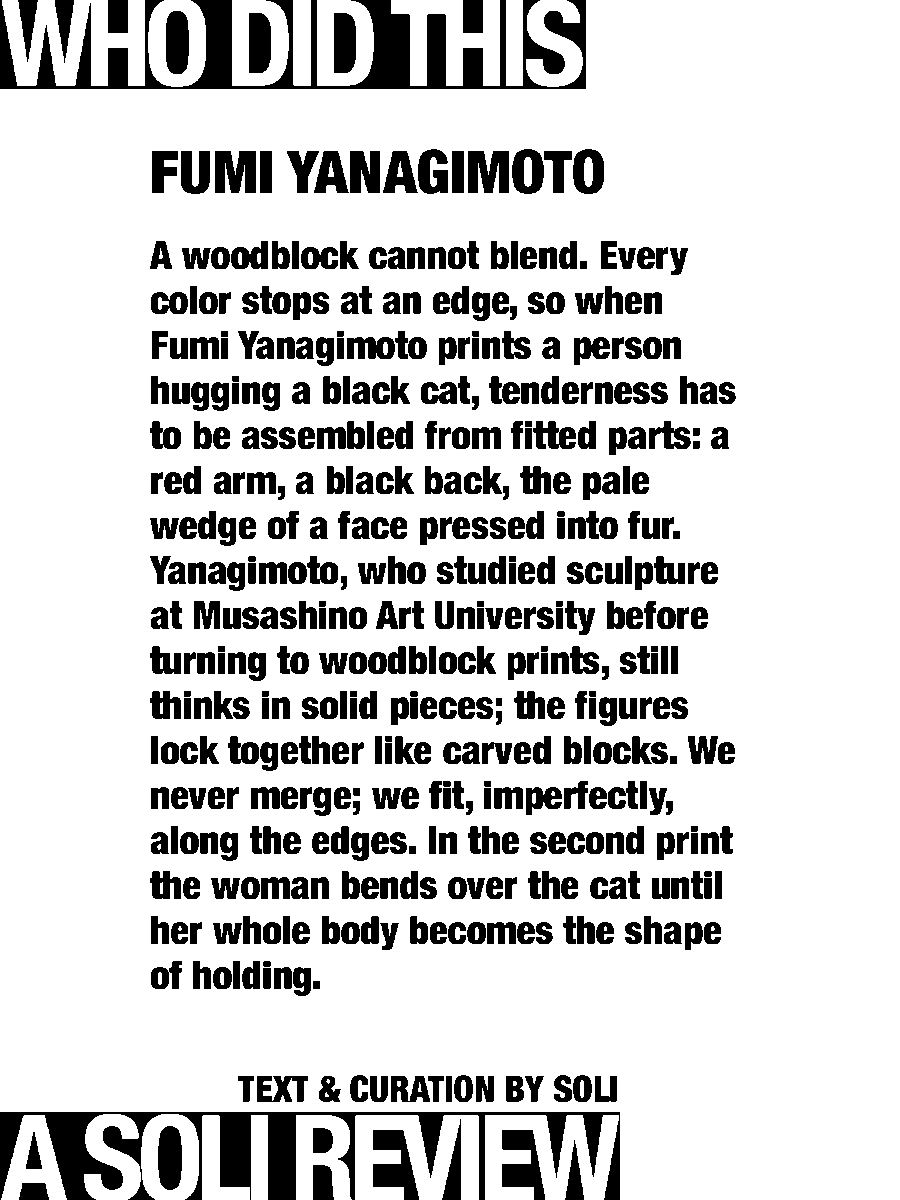 solisolsoli's tweet photo. An embrace made of edges · Fumi Yanagimoto https://t.co/LO7lIHZcI0